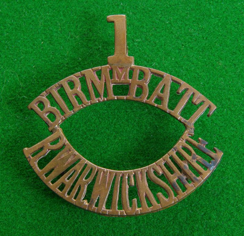 Royal Warwickshire Regiment.-Territorials.