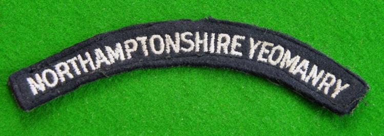 Northamptonshire Yeomanry.