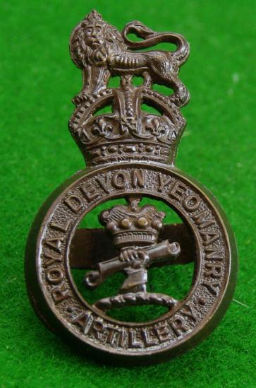 Royal Devon Yeomanry Artillery.