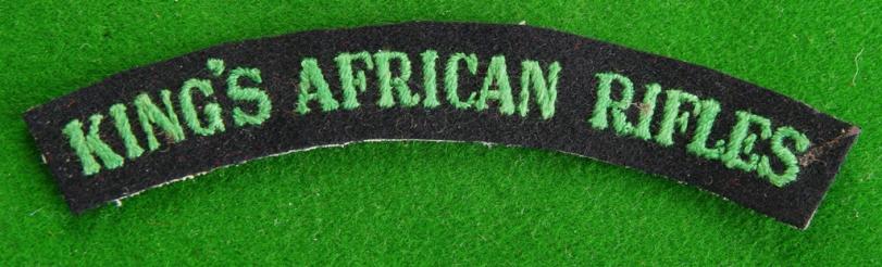 King's African Rifles. 