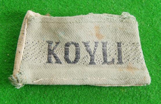 King's Own Yorkshire Light Infantry.