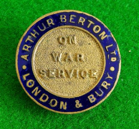 War Service Badge.