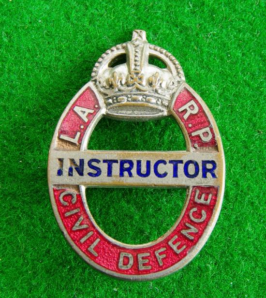 Local Air Raid Precautions - Instructor.