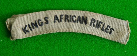 King's African Rifles.