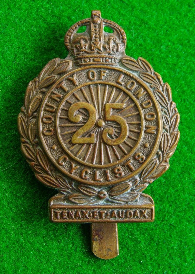 25th. County of London Battalion. {Cyclist.}