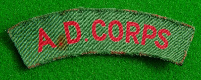 Army Dental Corps.