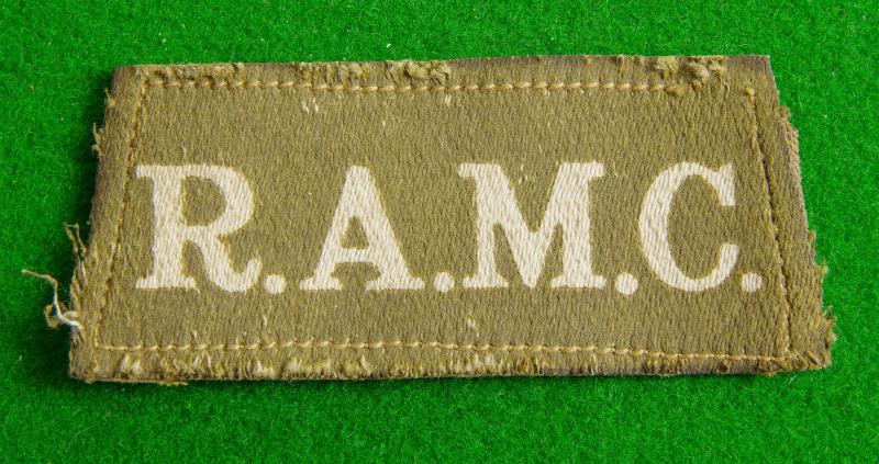 Royal Army Medical Corps.