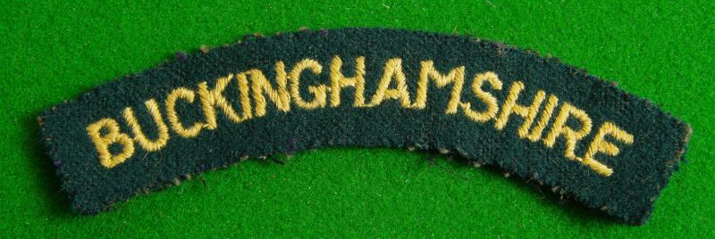 Buckinghamshire Battalion { Oxf. & Bucks. Light Infantry.}