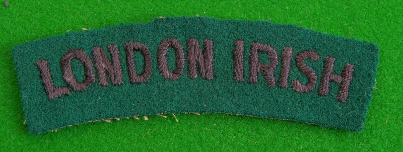 London Irish Rifles.