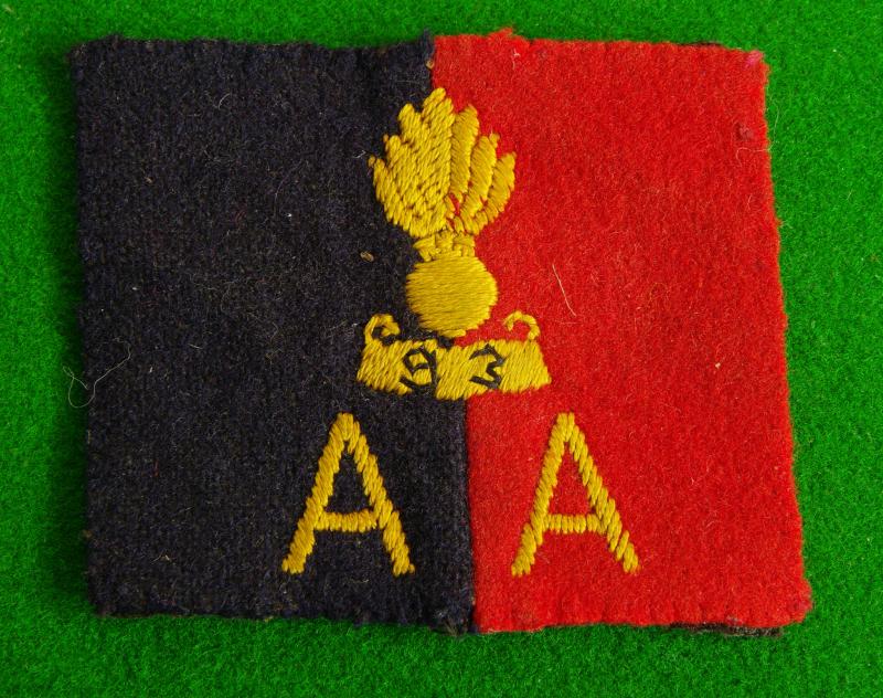Royal Artillery.