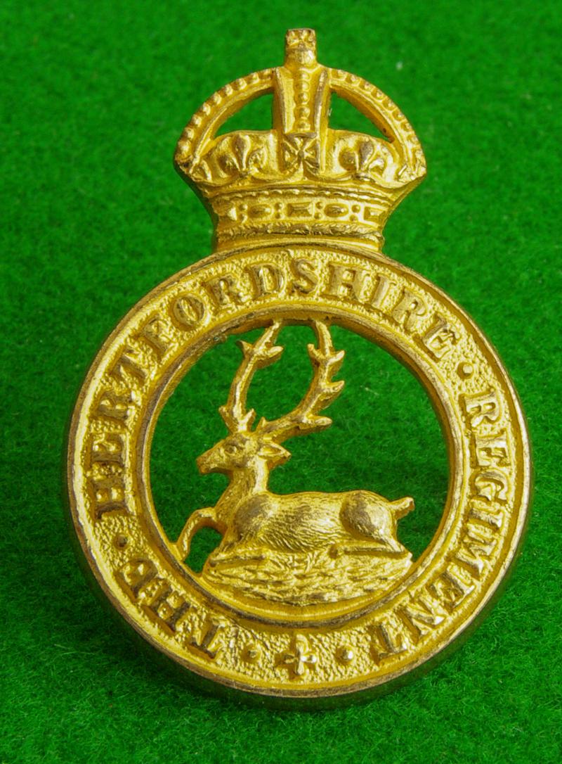 Hertfordshire Regiment.