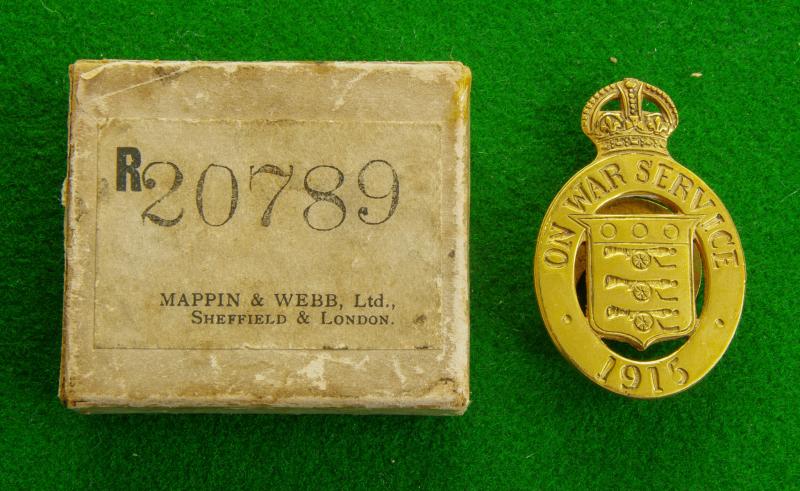 War Service Badge.