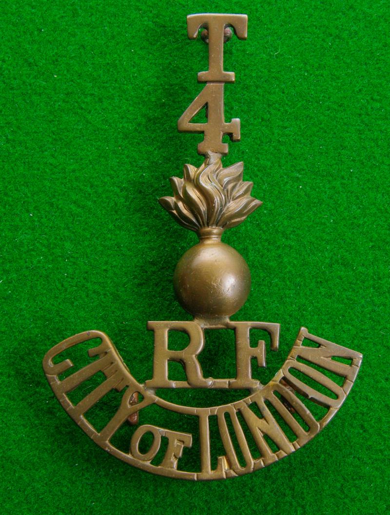 4th. {City of London} Battalion The London Regiment {Royal Fusiliers.}