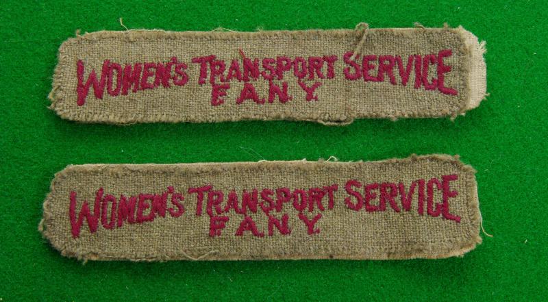 Women's Transport Service {First Aid Nursing Yeomanry}