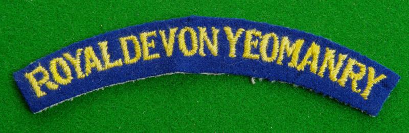 Royal Devon Yeomanry.