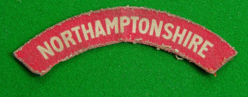 Northamptonshire Regiment.