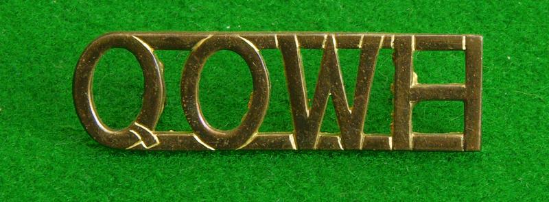 Queen's Own Worcestershire Hussars.