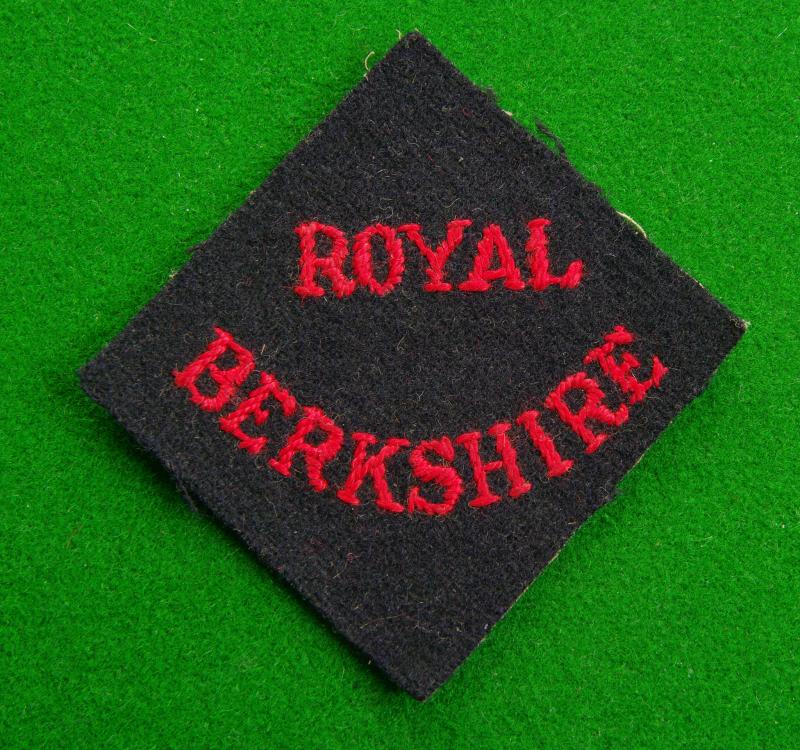 Royal Berkshire Regiment.