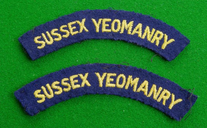 Sussex Yeomanry.