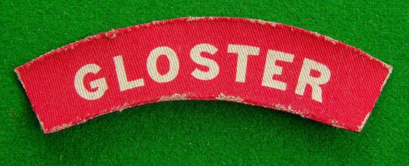 Gloucestershire Regiment.
