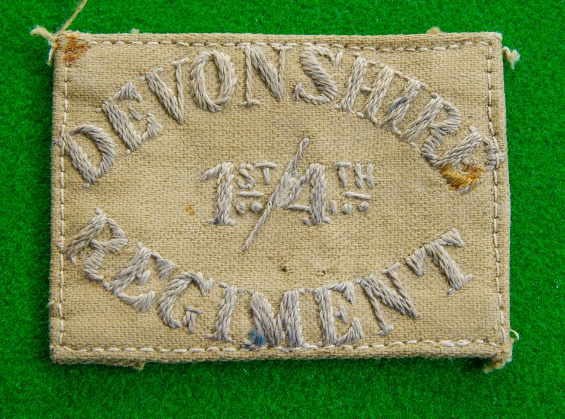 Devonshire Regiment-Territorials.
